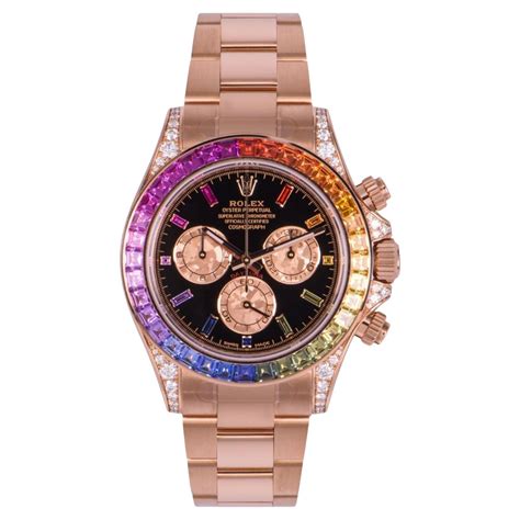 rainbow rose gold rolex price|Rolex 116595rbow for sale.